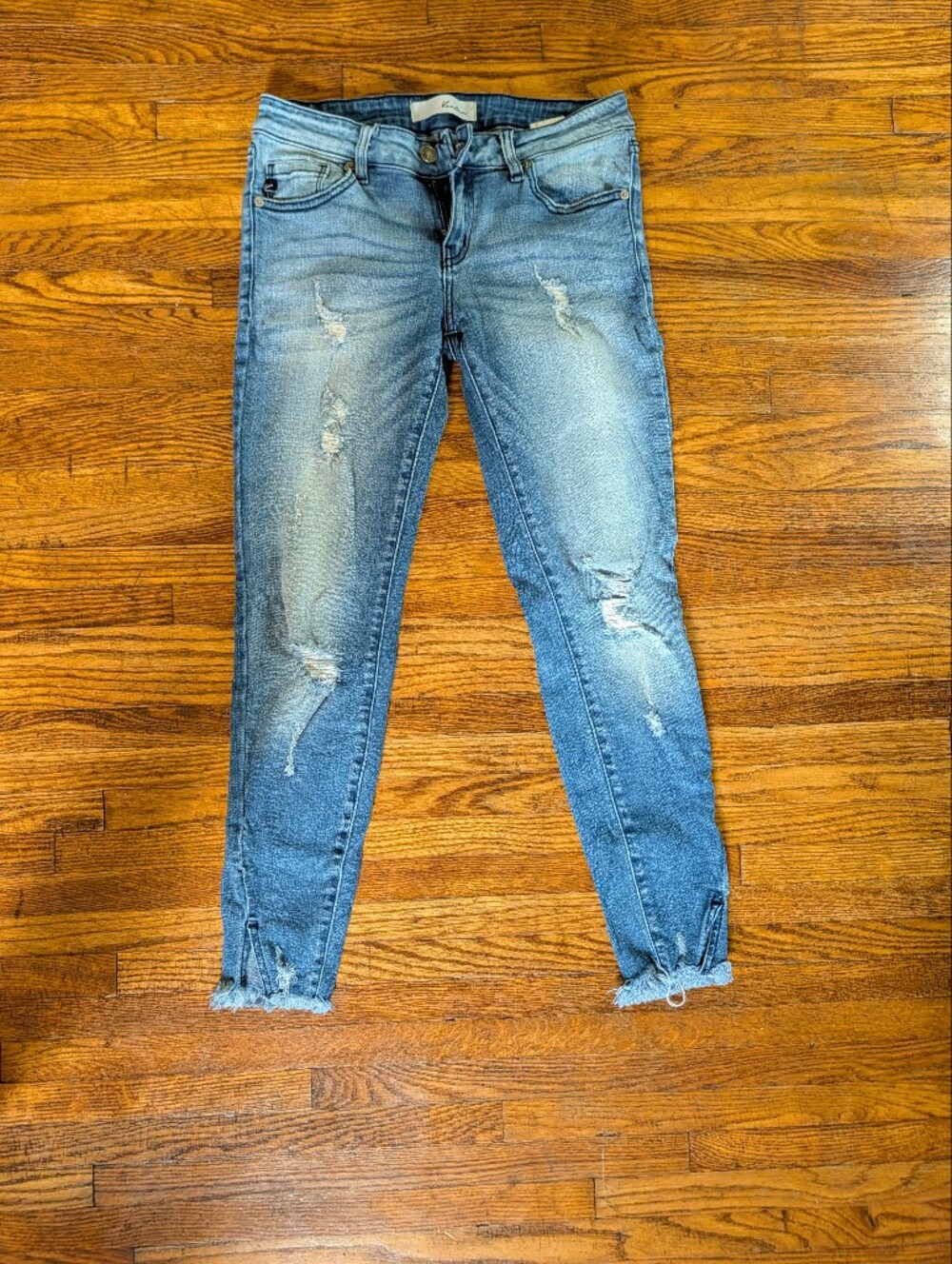 KanCan Light Blue Low-Rise Jeans